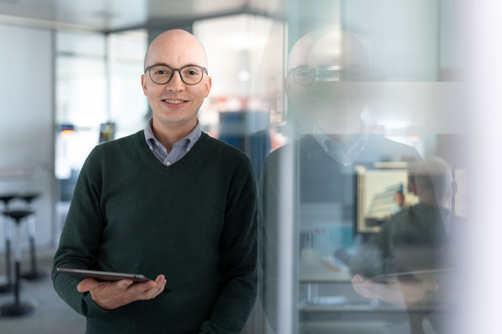 Unser Kollege Phillip am Standort Essen