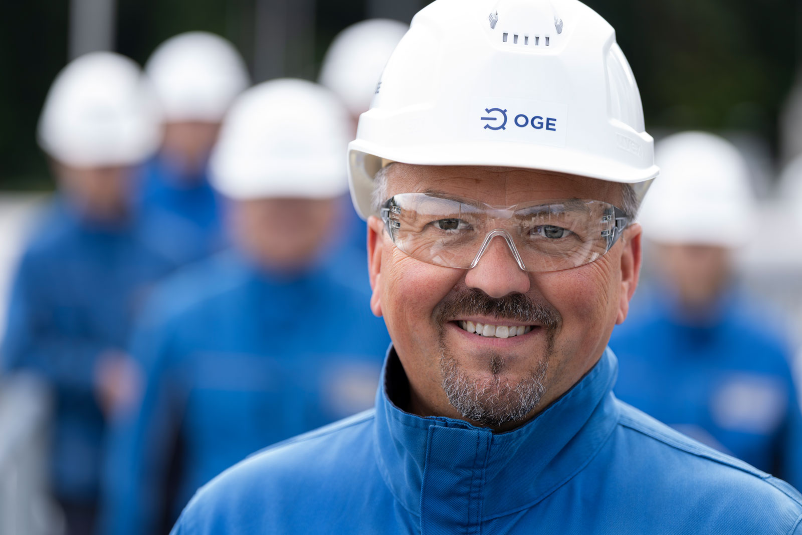 Unser Ausbilder Gerald auf der Verdichterstation Waidhaus